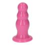 Różowe dildo do penetracji analnej korek silikonowy plug - 9