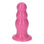 Różowe dildo do penetracji analnej korek silikonowy plug - 11