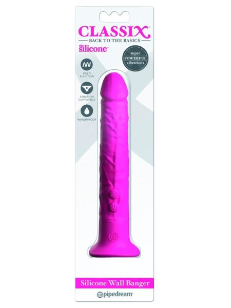 Dildo długie z grubą końcówką i przyssawką 19 cm - 2