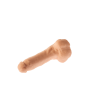 Penis grube żylaste cieliste dildo z mocną przyssawką 23 cm - 5