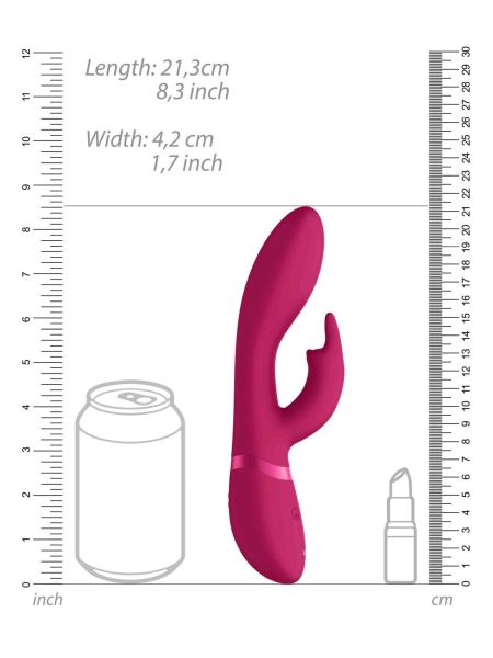 Wibrator-Zosia - Classic G-Spot Rabbit - Pink - 10