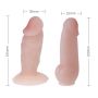 Uprząż na szelkach z dwoma rodzajami gumowymi dildo - 6