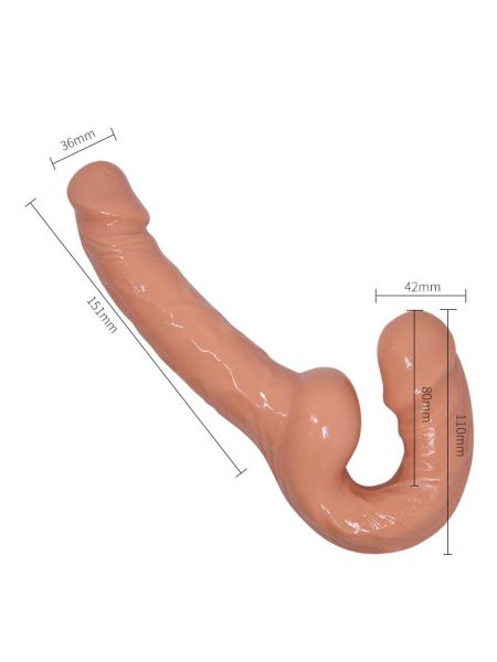 Idealne dla par podwójne dildo realistyczny wygląd - 5