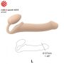 Silikonowy Strap-on podwójna penetracja gładkie dildo - 6