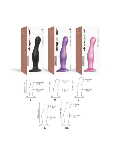 Silikonowe dildo do strap-ona zabaw analnych - 4