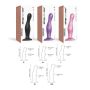 Silikonowe dildo do strap-ona zabaw analnych - 5