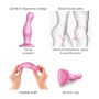 Silikonowe dildo do strap-ona zabaw analnych - 6