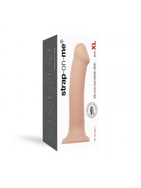 Penis giętki miękki realistyczny silikonowe dildo - 7