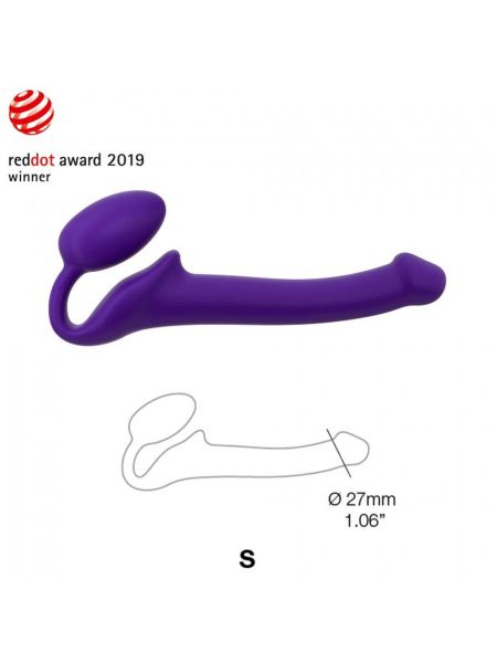 Fioletowe podwójne dildo do sexu lesbijskiego 29,8 cm - 5