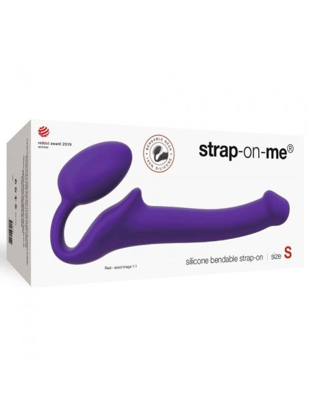 Fioletowe podwójne dildo do sexu lesbijskiego 29,8 cm - 6