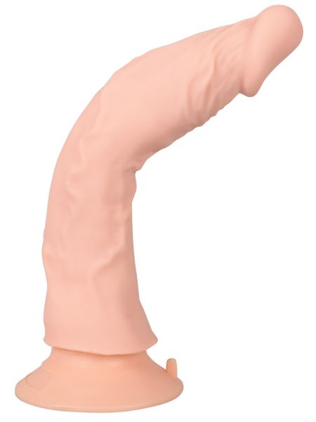 Żylaste giętkie elastyczne dildo z wibracjami 21,5 cm - 11