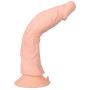 Żylaste giętkie elastyczne dildo z wibracjami 21,5 cm - 7