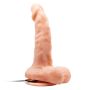 Dildo realistyczne z wibratorem i przyssawką 25 cm - 3