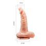 Dildo realistyczne z wibratorem i przyssawką 25 cm - 7