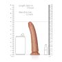 Realistyczne duże dildo z mocną przyssawką 20 cm - 8