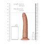 Dildo duże realistyczne z mocną przyssawką 22,5 cm - 8