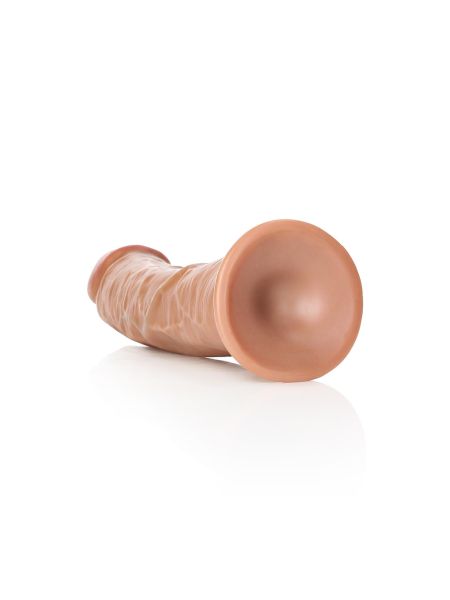 Realistyczne silikonowe żylaste dildo z przyssawką 28 cm - 6