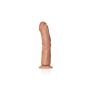 Realistyczne silikonowe żylaste dildo z przyssawką 28 cm - 4