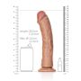 Realistyczne silikonowe żylaste dildo z przyssawką 28 cm - 8