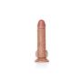 Silikonowe grube żylaste dildo przyssawka 17 cm - 3