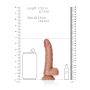 Silikonowe grube żylaste dildo przyssawka 17 cm - 8