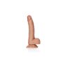 Silikonowe duże żylaste dildo przyssawka 20 cm - 4