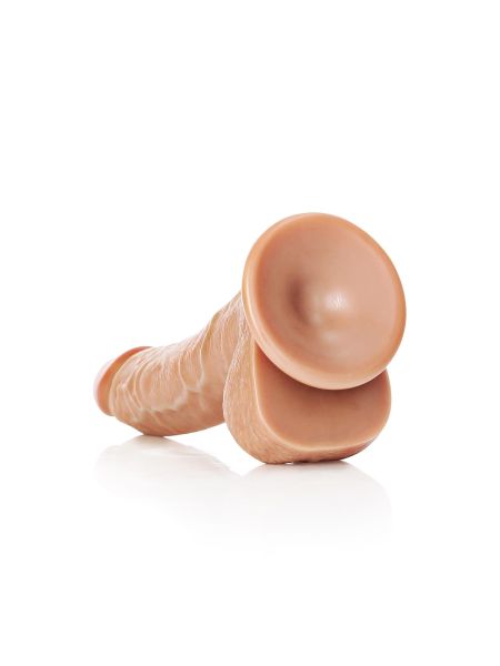 Silikonowe duże żylaste dildo przyssawka 23 cm - 6