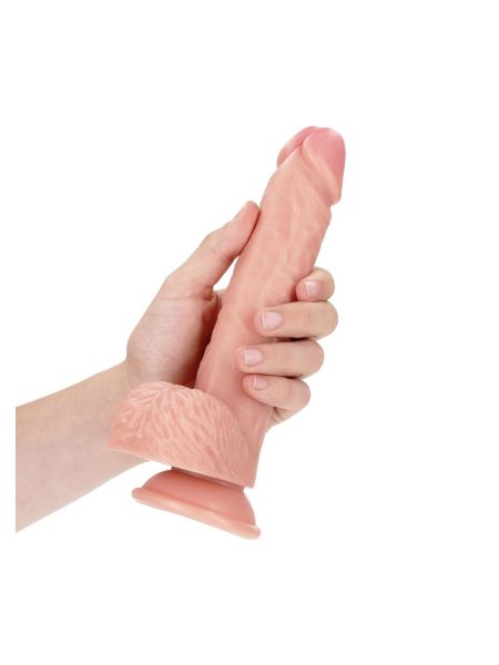 Dildo realistyczne cieliste z przyssawką 23 cm - 6