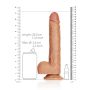 Dildo duże realistyczne żylaste z przyssawką 28 cm - 8