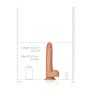 Żylaste dildo duże realistyczne z przyssawką 31 cm - 8