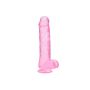 Żylaste duże dildo z przyssawka i jądrami 25,4cm - 6