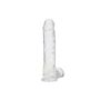 Grube dildo duży przezroczysty żylasty penis 24 cm - 6