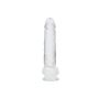 Grube dildo duży przezroczysty żylasty penis 24 cm - 8