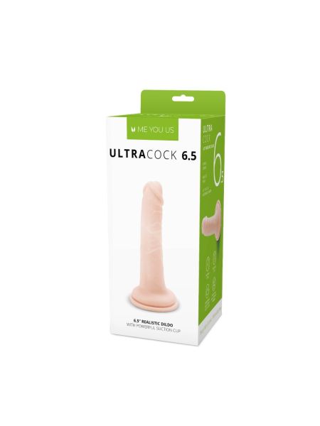 Dildo duże realistyczne z mocną przyssawką 16,5 cm - 2