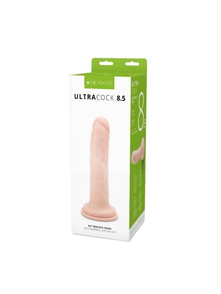 Dildo duże realistyczne z mocną przyssawką 21,5 cm - 2