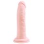 Miękkie realistyczne żylaste dildo z przyssawką 23 cm - 5