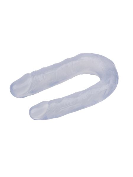 Dildo wygięte białe żylaste sex lesbijski 18 cm - 6