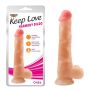 Elastyczne delikatne dildo i miłe w dotyku 24 cm - 2