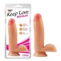 Realistyczne dildo w naturalnej wielkości z przyssawką 17 cm - 2