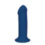 Silikonowe gładkie dildo z mocną przyssawką 18 cm - 2