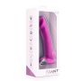 Różowe gładkie silikonowe dildo z przyssawka 16,5 cm - 2