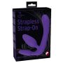 Strap-on potrójne dildo penetracja każdej dziurki - 3