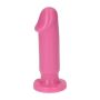 Dildo różowe gładki trzon z mocną przyssawką 15 cm - 10