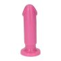 Dildo różowe gładki trzon z mocną przyssawką 15 cm - 12