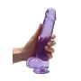 Penis silikonowy grube dildo z mocną przyssawką 25 cm - 8