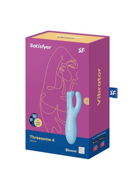 Satisfyer Stymulator łechtaczki z pilotem niebieski - 5