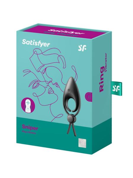 Pierścień erekcyjny na penisa Satisfyer Sniper