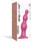 Różowe dildo do strap-ona ostry sex silikonowy - 2