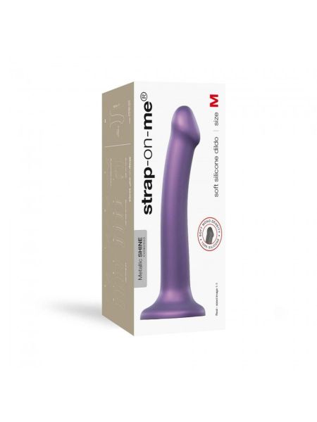 Dildo sexowne o prostym kształcie przyssawka 18 cm - 5