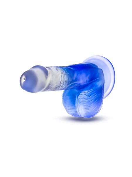 Dildo duże grube z mocną przyssawką i jądrami - 4